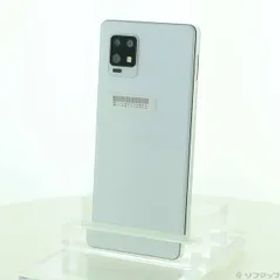 〔中古品〕 AQUOS zero6 128GB ホワイト A102SH Softbank SIMフリー 〔ネットワーク利用制限▲〕【348】