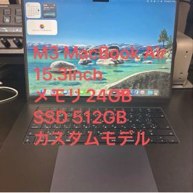 美品 MacBook Air M3 15インチ ミッドナイト JISモデル