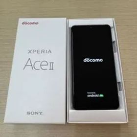 超美品SONY Xperia Ace II SO-41B ブラック
