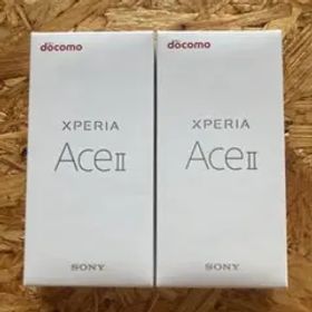 Xperia Ace II ブラック&ブルー 64 GB docomo