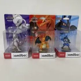 【新品】ポケモン amiibo アミーボ リザードン ミュウツー ルカリオ