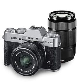 【中古】［非常に良い］富士フイルム(FUJIFILM) ミラーレス一眼カメラ X-T30ダブルズームレンズキット シルバー X-T30WZLK-S