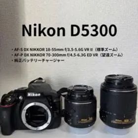美品 Nikon D5300 ダブルズームレンズ＋充電器