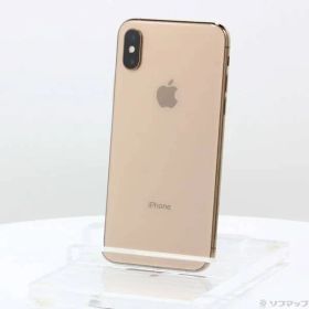 〔中古品〕 iPhoneXS 256GB ゴールド MTE22J／A SIMフリー【371】