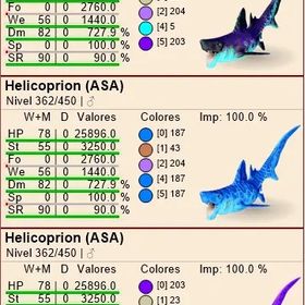 2種類です---Helicoprion-----100ptを作ると,高成功率で合成できます | ARK Survival Evolvedのアカウントデータ、RMTの販売・買取一覧