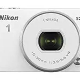 【中古】Nikon ミラーレス一眼 Nikon1 S2 標準パワーズームレンズキット ホワイト S2PLKWH 9jupf8b