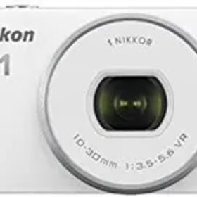 【中古】Nikon ミラーレス一眼 Nikon1 S2 標準パワーズームレンズキット ホワイト S2PLKWH