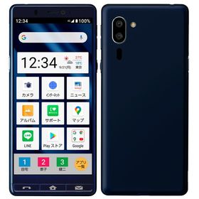 SIMフリー シンプルスマホ5 A001SH ネイビーブルー 32GB