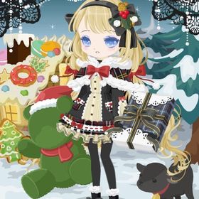 スノークリスマスリボンワンピ 黒 4点セット | ニコッとタウン(ニコタ)のアカウントデータ、RMTの販売・買取一覧