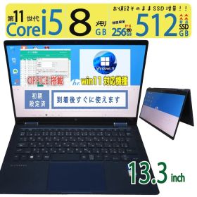 【2in1タッチパネル】◆ HP Elite Dragonfly G2 / 13.3型 /高性能 Core i5-1135G7 /高速 新品SSD 512GB /メモリ 8GB / win11 / Office