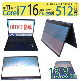 【2in1タッチパネル・i7】◆ HP Elite Dragonfly G2 / 13.3型 /超速 Core i7-1165G7 /新品SSD 512GB / 16GB / win11 / Office