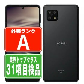 【中古】 SHG07 AQUOS sense6s ブラック Aランク SIMフリー 本体 au スマホ シャープ 【あす楽】 【保証あり】 【送料無料】 shg07bk8mtm