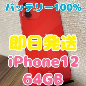 M5【即日発送】バッテリー100%iPhone12PRODUCTRED64GB
