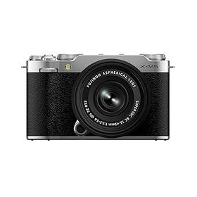 【中古】［非常に良い］富士フイルム(FUJIFILM) ミラーレス一眼カメラ X-M5 レンズキット(XF15-45) シルバー F X-M5LK-1545-S JP 日英二言語モデル