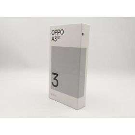 【未使用】Oppo ymobile 【SIMフリー】 OPPO A3 5G 4GB 128GB ブラック【ECセンター】保証期間３ヶ月