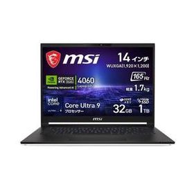 ★251263 未開封保証品 MSIノートPC Stealth-14-AI-Studio-A1VFG-5539JP Core Ultra 9 NVIDIA GeForce RTX 4060 Laptop GPU 4526541056352