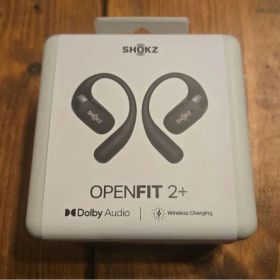 SHOKZ OPENFIT 2+ ワイヤレスイヤホン ブラック