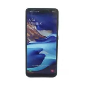 ギャラクシー Galaxy A20 携帯電話 スマートフォン ロゴ 本体 5.8インチ 32GB SIMフリー 初期化・動作確認済 黒 ブラック SCV46-j ■GY18 /MQ