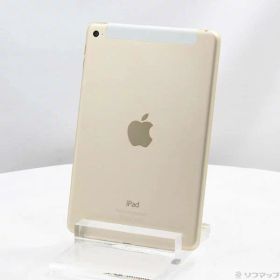 【中古】NTTドコモ iPad mini 4 32GB ゴールド MNWG2J／A docomoロック解除SIMフリー 【251-ud】