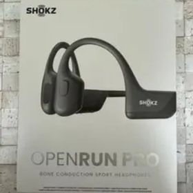 SHOKZ OPENRUN PRO 骨伝導イヤホン ブラック 未使用