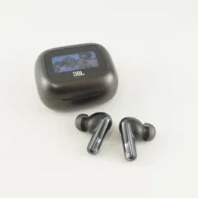 JBL Live Beam 3 完全ワイヤレスイヤホン USED美品 ノイズキャンセリング ハイレゾ タッチスクリーン IP55 マイク ブラック 完動品 V1782