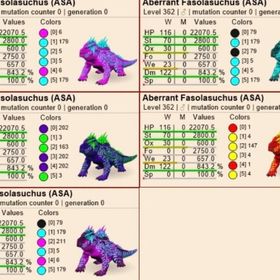 Fasolasuchus---長期更新です | ARK Survival Evolvedのアカウントデータ、RMTの販売・買取一覧