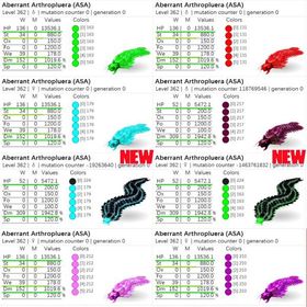 🎨 アベアースロプレウラ 全16カラー✨ 即納OK／高レベル・高ステ個体も多数出品中！ | ARK Survival Evolvedのアカウントデータ、RMTの販売・買取一覧