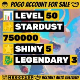 🎮 LV 50–51 🏅 3–5 伝説 💼 75万–1.5百万 星の砂 🌈 5〜40 ランダム 色違い 🧠 ランダム 個体値100 ⏱️ 迅速な配達 🌟 初期垢 パック🎯チーム ランダム!MKG09259