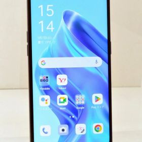 白ロム Y!mobile SIMフリー OPPO Reno5 A (eSIM非対応版) 128GB Android12 シルバーブラック A101OP 初期化済 【m026884】【中古】【K20250606】