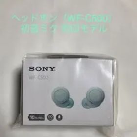 SONY WF-C500 初音ミク 刻印モデル 『初音ミク_ナンバーシルエット』