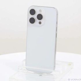 【中古】Apple(アップル) iPhone16 Pro 128GB ホワイトチタニウム MYMW3J／A SIMフリー 【344-ud】