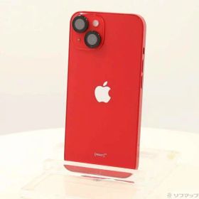 【中古】Apple(アップル) iPhone14 128GB プロダクトレッド MPV93J／A SIMフリー 【344-ud】