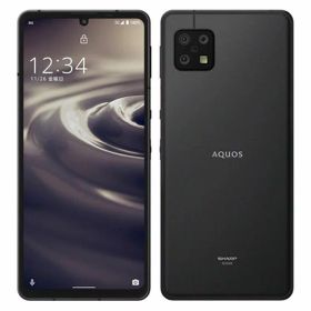 【中古】【安心保証】 AQUOS sense6 SHG05[64GB] au ブラック