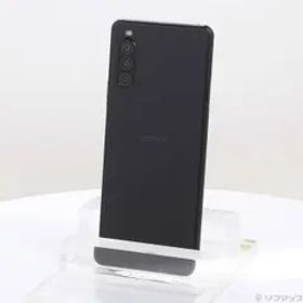 〔中古品〕 Xperia 10 II 64GB ブラック SOV43 auロック解除SIMフリー【258】