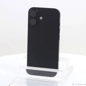 〔中古品〕 iPhone16 128GB ブラック MYDQ3J／A SIMフリー【262】