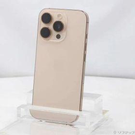 〔中古品〕 iPhone16 Pro 128GB デザートチタニウム MYMX3J／A SIMフリー【269】