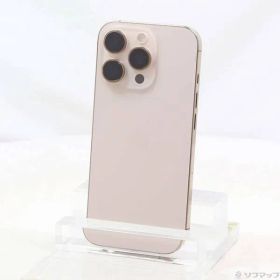 〔中古品〕 iPhone16 Pro 128GB デザートチタニウム MYMX3J／A SIMフリー【344】