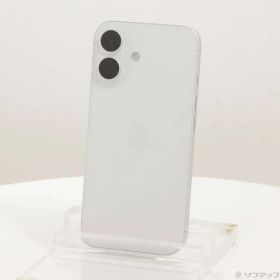 〔中古品〕 iPhone16 256GB ホワイト MYDX3J／A SIMフリー【377】