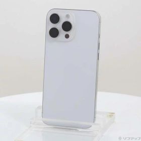 【中古】Apple(アップル) iPhone16 Pro Max 256GB ホワイトチタニウム MYWH3J／A SIMフリー 【198-ud】