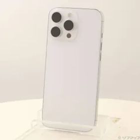 〔中古品〕 iPhone16 Pro Max 256GB ホワイトチタニウム MYWH3J／A SIMフリー【348】