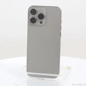 〔中古品〕 iPhone16 Pro Max 256GB ナチュラルチタニウム MYWK3J／A SIMフリー【348】