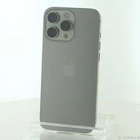 〔中古品〕 iPhone16 Pro Max 256GB ナチュラルチタニウム MYWK3J／A SIMフリー【371】