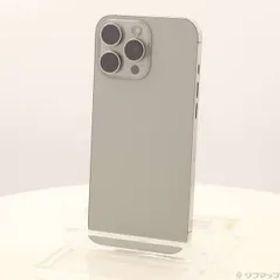 〔中古品〕 iPhone16 Pro Max 256GB ナチュラルチタニウム MYWK3J／A SIMフリー【349】