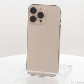 〔中古品〕 iPhone16 Pro Max 256GB デザートチタニウム MYWJ3J／A SIMフリー【305】
