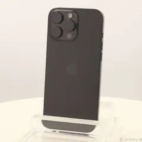 〔中古品〕 iPhone16 Pro Max 256GB ブラックチタニウム MYWG3J／A SIMフリー【258】