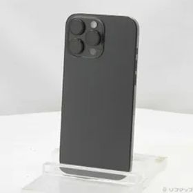 〔中古品〕 iPhone16 Pro Max 256GB ブラックチタニウム MYWG3J／A SIMフリー【349】