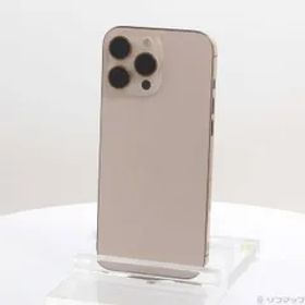 〔展示品〕 iPhone16 Pro Max 256GB デザートチタニウム 3N530J／A SIMフリー【198】