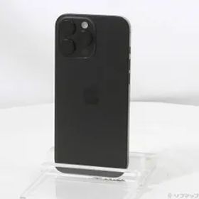 〔中古品〕 iPhone16 Pro Max 256GB ブラックチタニウム MYWG3J／A SIMフリー【344】