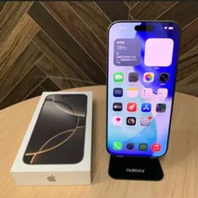 【美品】iPhone16ProMax 256GB A3295 ナチュラルチタニウム 本体 ケーブル 箱