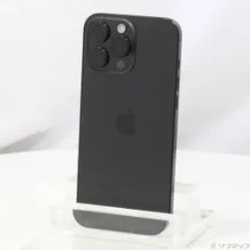 〔中古品〕 iPhone16 Pro Max 256GB ブラックチタニウム MYWG3J／A SIMフリー【196】
